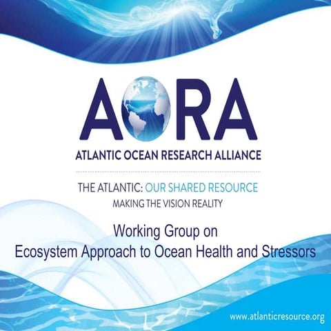 Atlantic Ocean Research Alliance Ecosystem Approach 