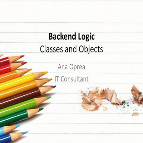 From Bento Box to BackEnd by Ana Oprea