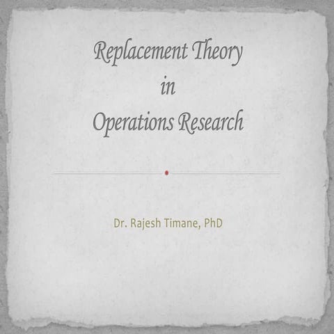 Quantitative Methods Define An Or Model And Give 4 Examples State 