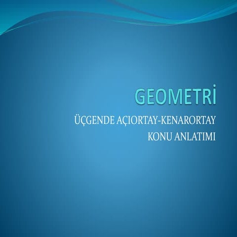 Açıortay kenarortay