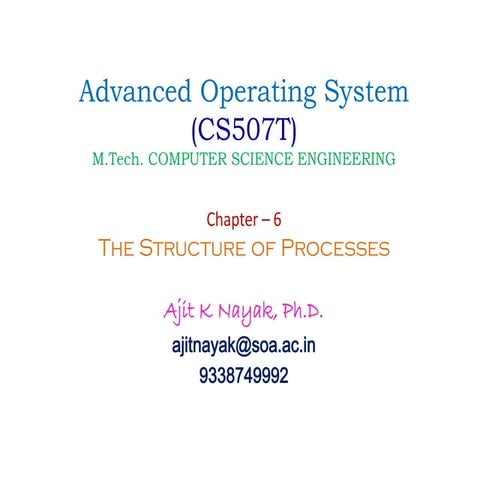 Chap_6 the structure of processes advanced os