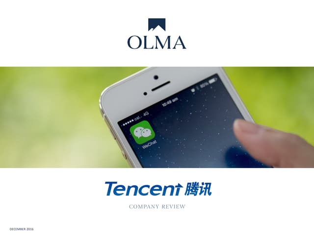 Tencent Company Review - December 2016
