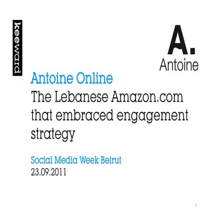 Antoine Online smw presentation