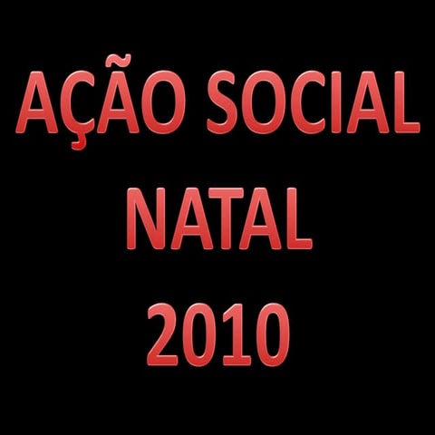 Ação social 2010