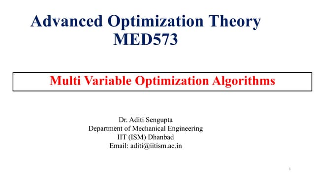 AOT3 Multivariable Optimization Algorithms.pdf