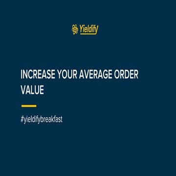 Increase your average order value 