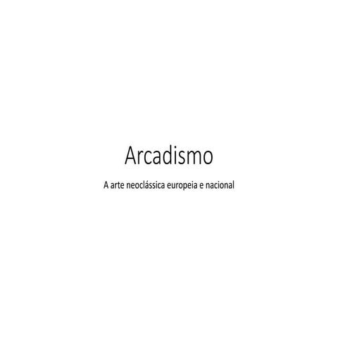Arcadismo