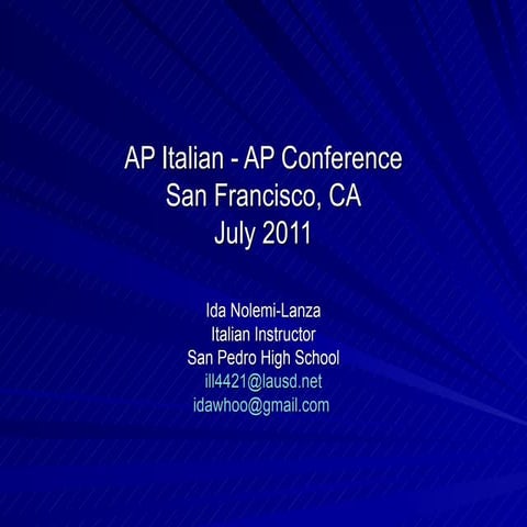 A P  Italian  October222011  Ida Lanza