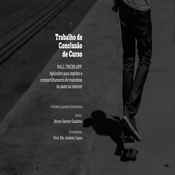 Banca - WALL TRICKS APP: Aplicativo para registro e compartilhamento de manob...