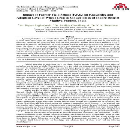 The International Journal of Engineering and Science (IJES)