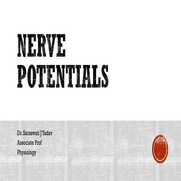 Nerve Potentials