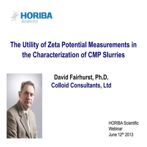 The Utility of Zeta Potential Measurements in the Characterization of CMP Slu...