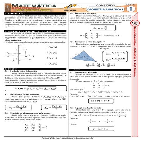 Geometria Analítica I (AP 01)
