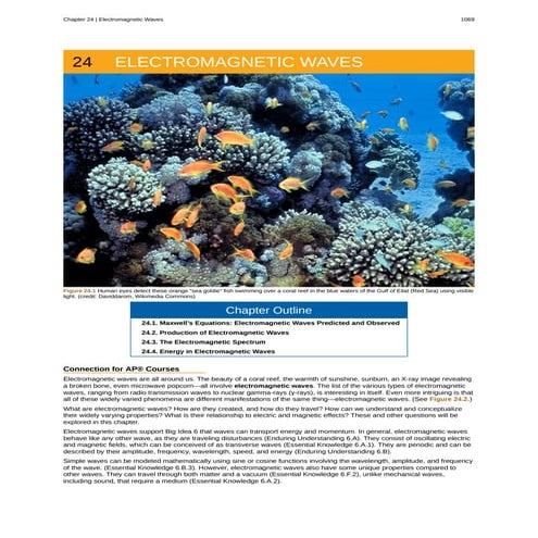 Ap2 unit6 open stax notes electromagnetic waves