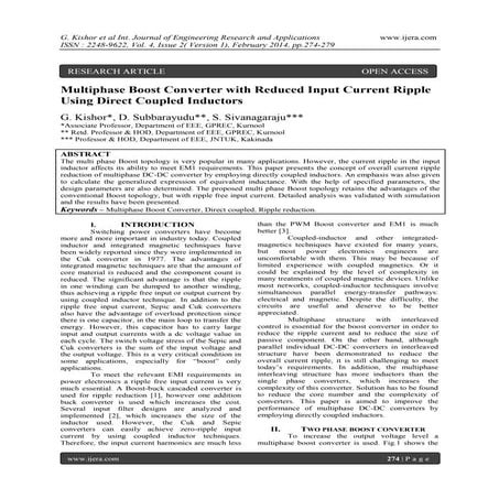 Comparative Study of Interleaved Buck Converters | PDF
