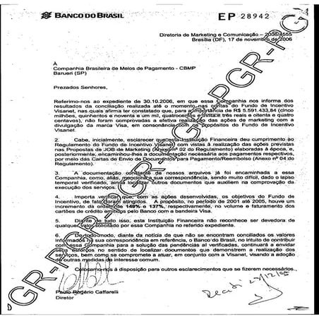 Ap 425 carta visanet bb diferenca e bb responde