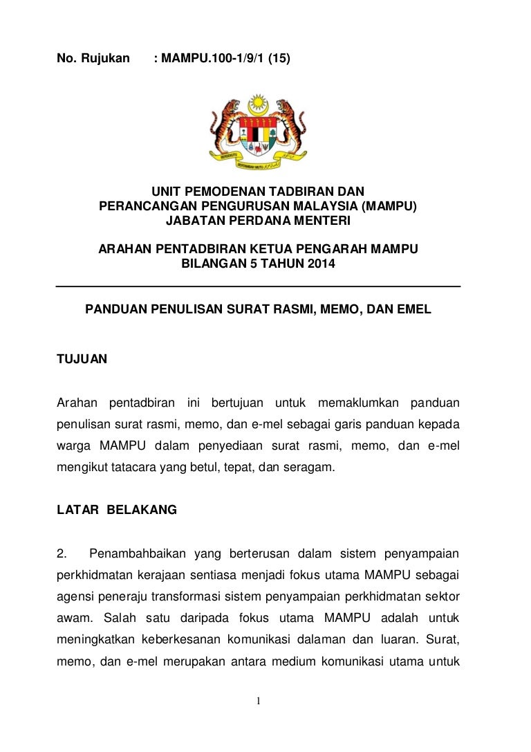 contoh surat rasmi kerajaan baru 39 contoh surat rasmi kerajaan baru 48