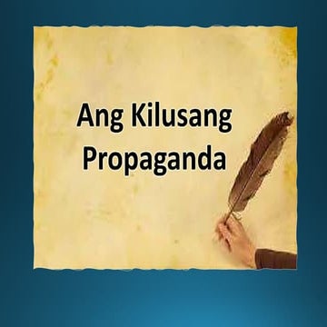 A KILUSANG PROPAGANDA AT ANG KATIPUNAN AP6