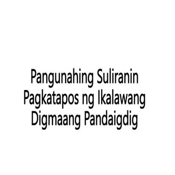 AP 6 Week 1 3rd.pptxpangunahing suliranin pagkatapos ng ikalawang digmaan Pan...