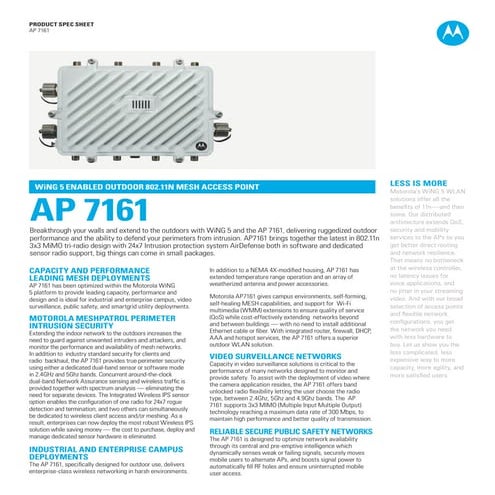 Ap7161 spec sheet