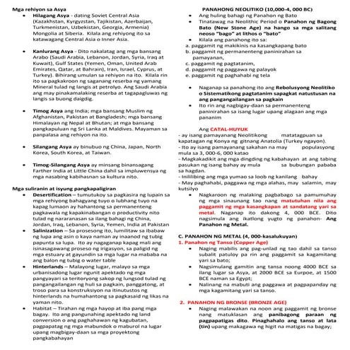 AP7 Reviewer First Quarter- Ang Asya.pdf