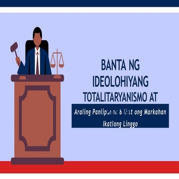 Araling Panlipunan 8 3rd Quarter Mga Banta ng Totalitaryanismo