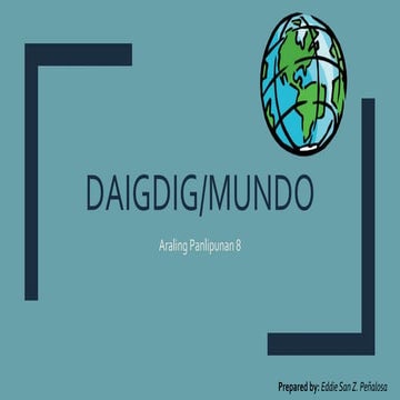 Ang Daigdig o Mundo | PPTX