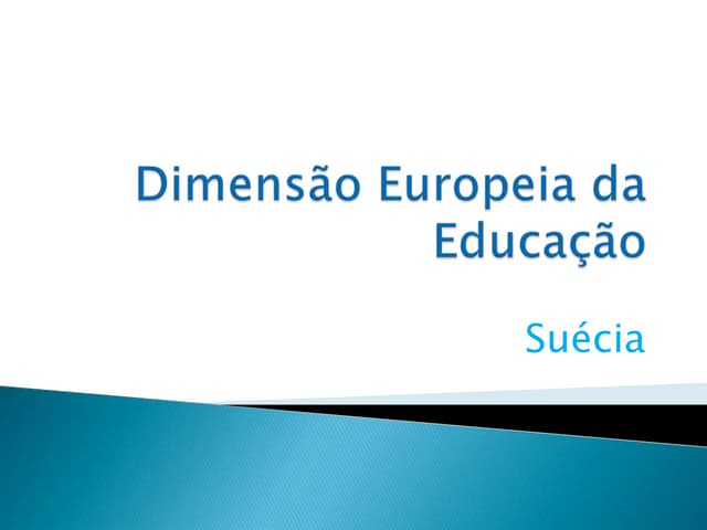Dimensão da Educação na Europa - Su...