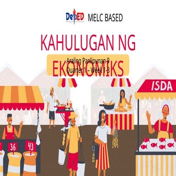 Ap9 Q1 Week 1 3 Kahulugan Ng Ekonomiks Melc Based Pptx