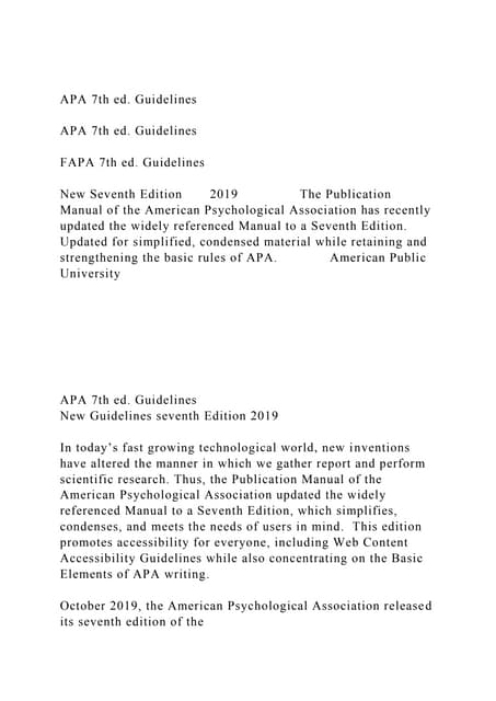 APA Student Paper Setup Guide | PDF