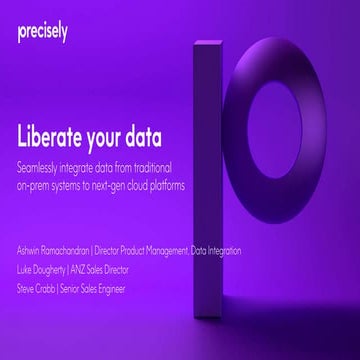 Liberate Your Data: Integrate Data From Traditional On-Prem Systems to Next-G...