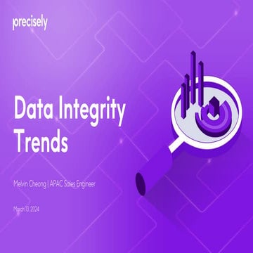 Data Innovation Summit: Data Integrity Trends