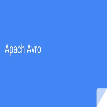 Apach avro