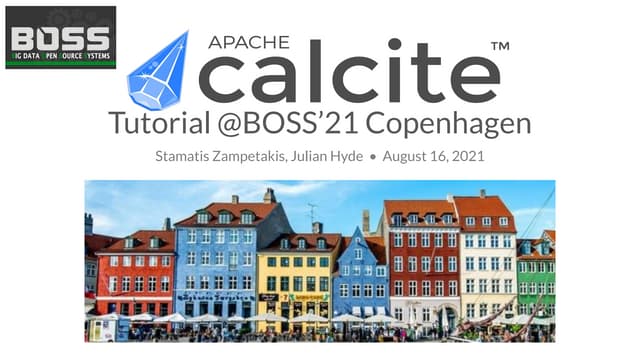 Apache Calcite Tutorial - BOSS 21