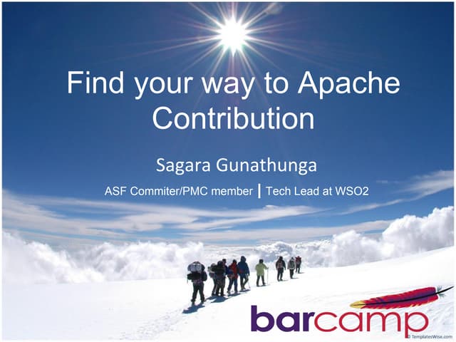 Apache contribution-bar camp-colombo