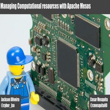 Gerenciando recursos computacionais com Apache Mesos