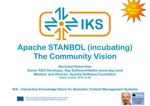 Apache Stanbol - the community vision