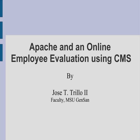 Apache Webserver - Jose Trillo