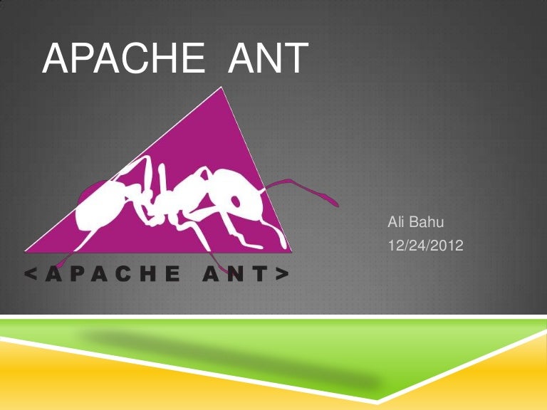 Where we use apache ant stounnavigator