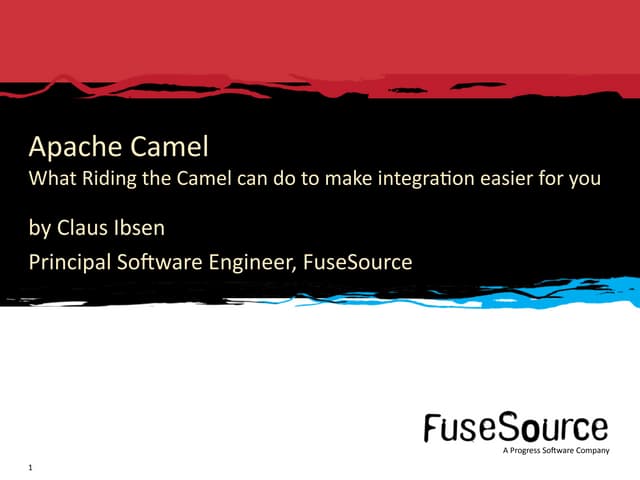 What Riding the Camel can do to make integration easier for you