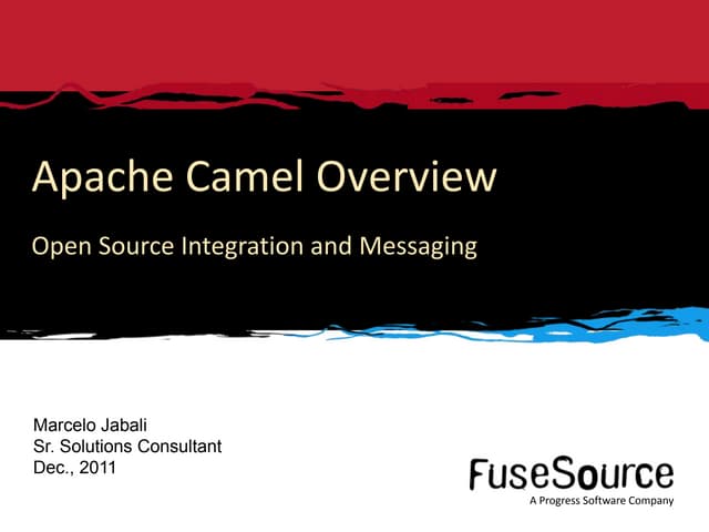 Apache camel overview dec 2011