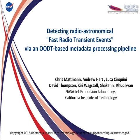 ApacheCon NA 2013 VFASTR