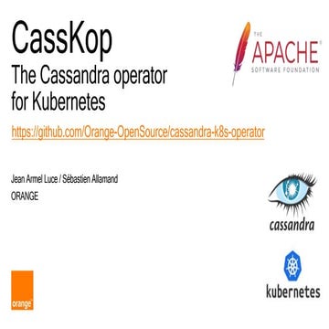 ApacheCon 20190722 - CassKop : The Cassandra operator for Kubernetes