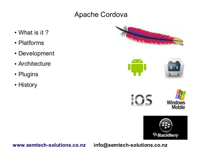 An introduction to Apache Cordova