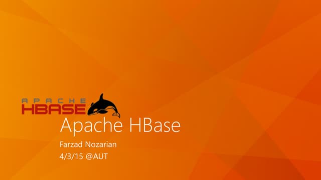 Apache HBase - Lab Assignment