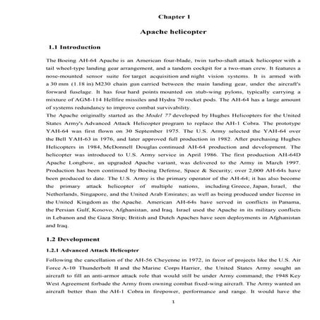 Apache helicopter seminar