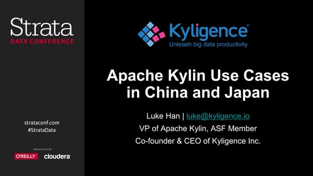 Apache Kylin Use Cases in China and Japan