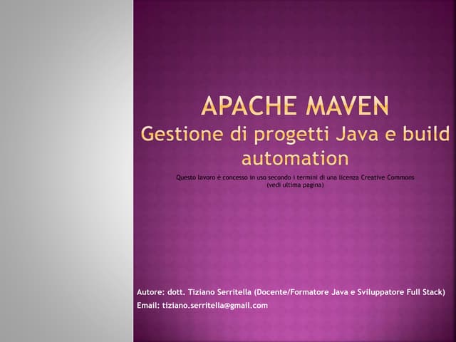 Apache Maven - Gestione di progetti Java e build automation