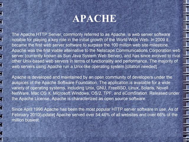 Apache ppt