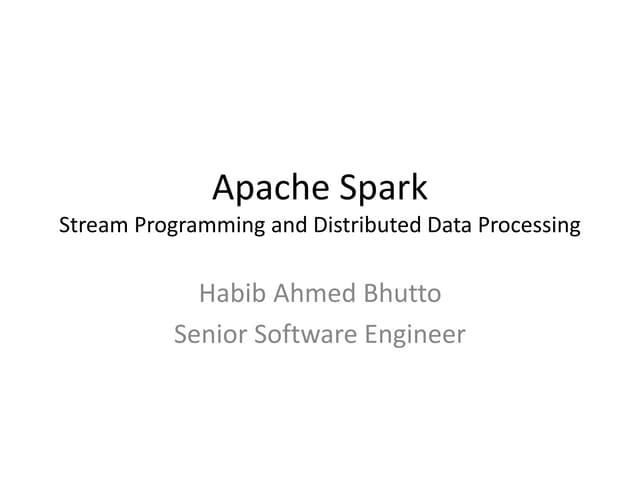 Getting started with Apache Spark